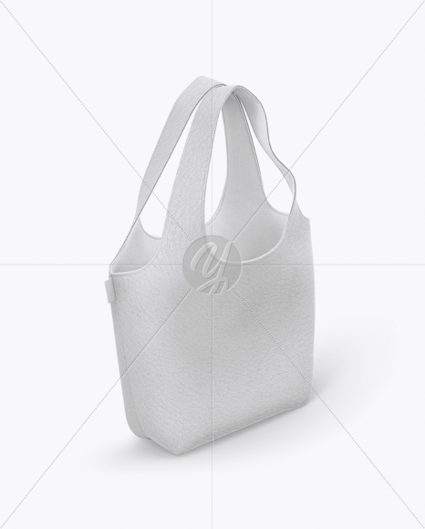 Leather Bag Mockup - Half Side View