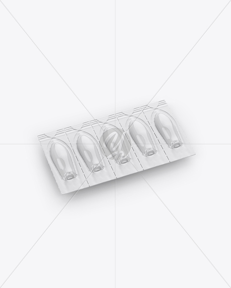 Glossy Suppositories Blister Mockup - Free Download Images High Quality