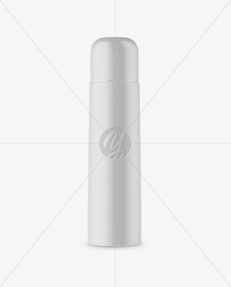 Matte Thermos Mockup