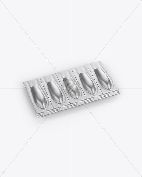 Metallic Suppositories Blister Mockup