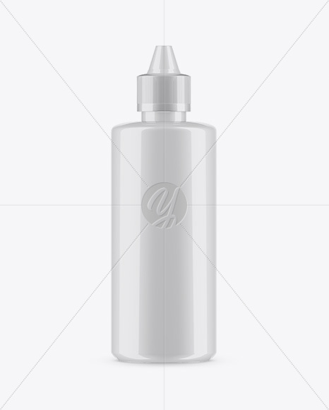 240ml Glossy Bottle Mockup - Free Download Images High Quality PNG, JPG