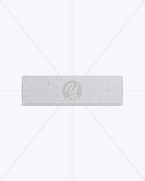 Textured Box Mockup - Front View