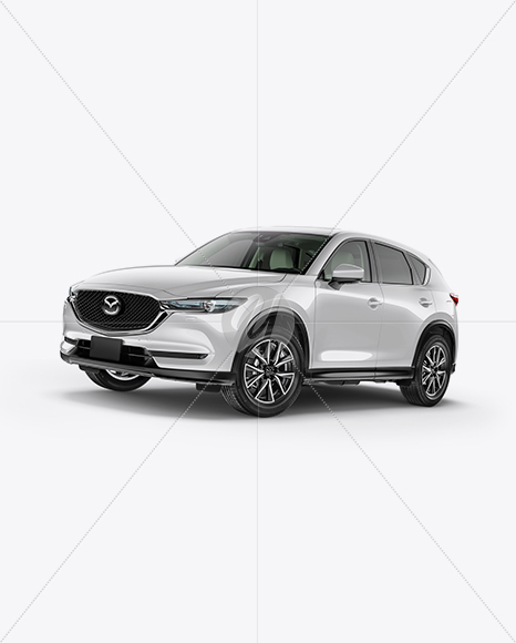 Mazda CX-5 Mockup - Half Side View