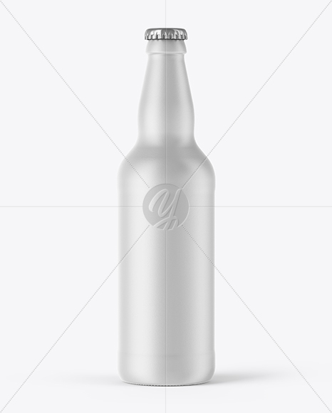 500ml Ceramic Beer Bottle Mockup