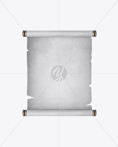 Paper Scroll - Front View - Free Download Images High Quality PNG, JPG