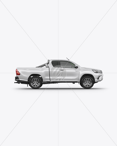 Toyota Hilux Mockup - Side View