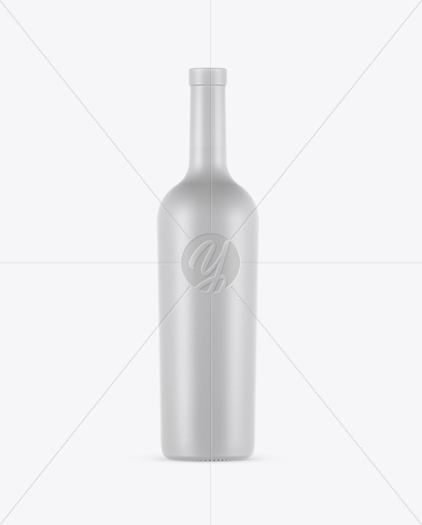 750ml Ceramic Wine Bottle Mockup