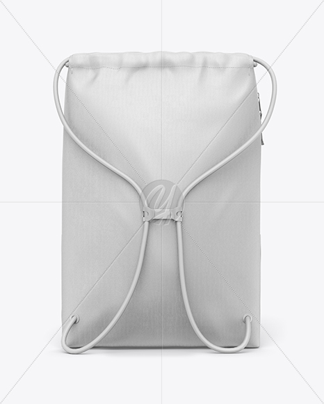 Gym Sack Mockup - Back View