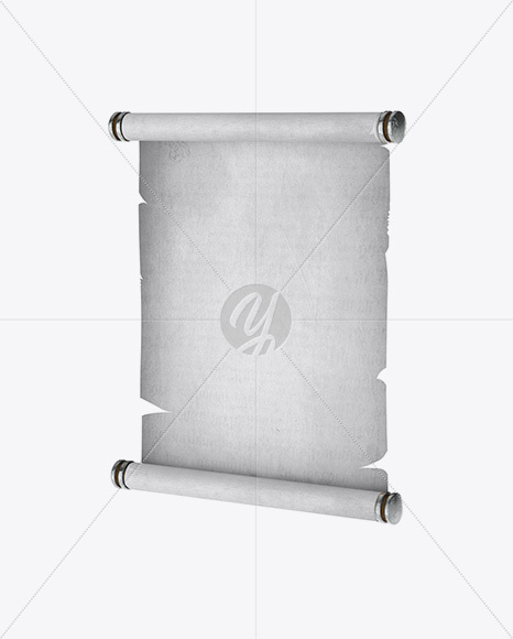 Paper Scroll - Half Side View