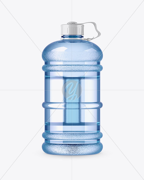 2.2l Gym Water Bottle Mockup