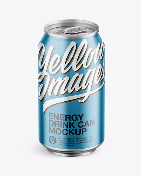 Aluminium Can With Metallic Finish Mockup - Front View (High-Angle Shot) - Download+Aluminium+Can+With+Metallic+Finish+Mockup+Front+View+High+Angle+Shot+Yellowimages+...