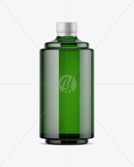 Green Glass Bottle Mockup Green Glass Bottle Mockup