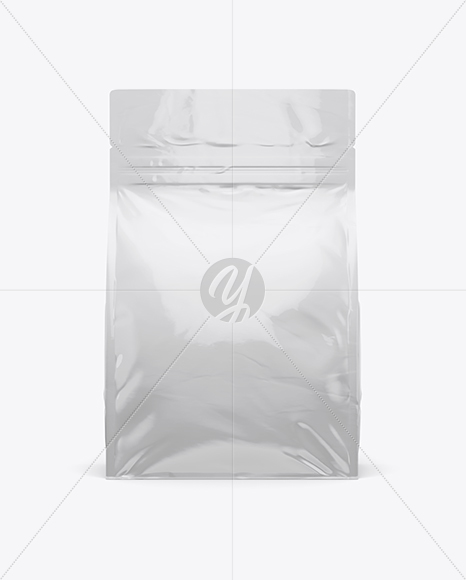 2oz Glossy Food Bag Mockup - Front View