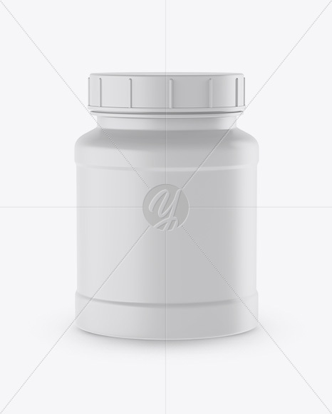 Matte Protein Jar Mockup