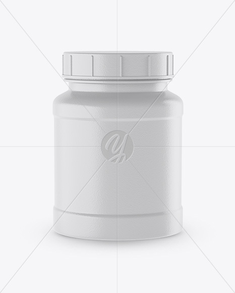 Textured Protein Jar Mockup