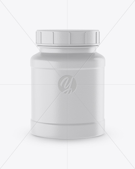 Textured Protein Jar Mockup