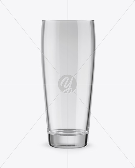 Empty Willi Becher Glass Mockup