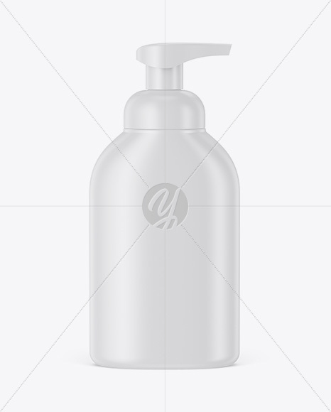 Cosmetic Bottle With Pump Mockup