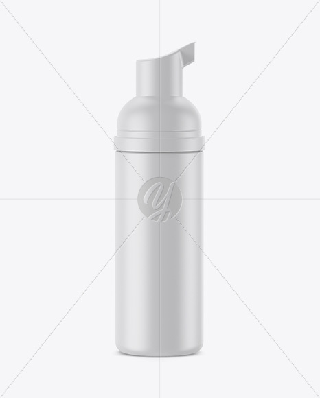 Cosmetic Bottle With Pump Mockup