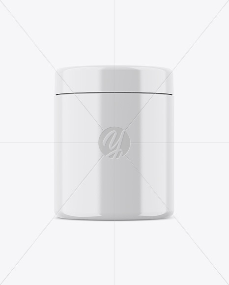 Glossy Plastic Jar Mockup Glossy Plastic Jar Mockup