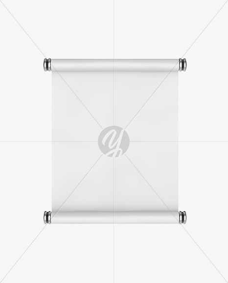 Paper Scroll - Front View - Free Download Images High Quality PNG, JPG