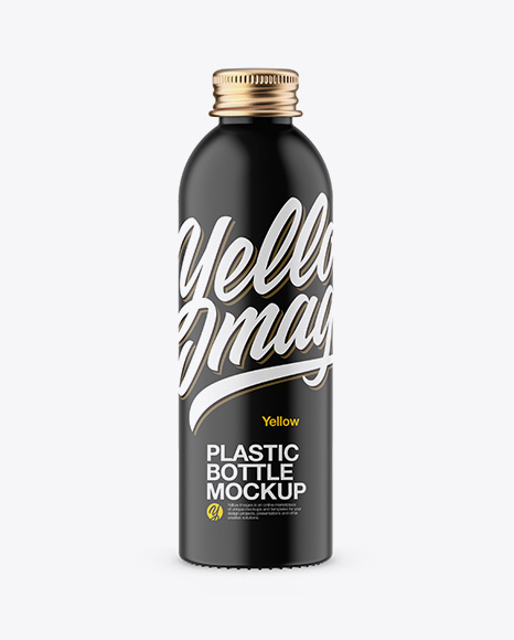 Matte Plastic Bottle Mockup