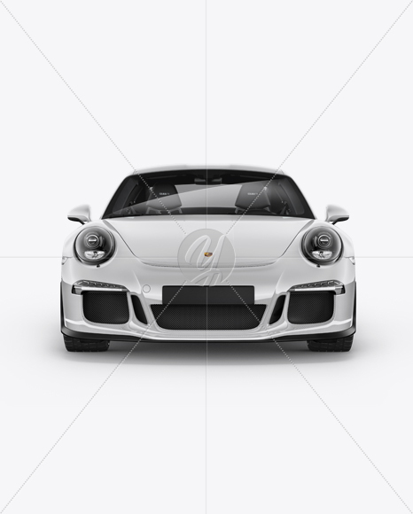 Porsche 911 R Mockup - Front View