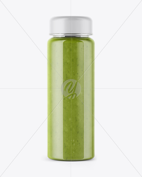 Green Smoothie Bottle Mockup