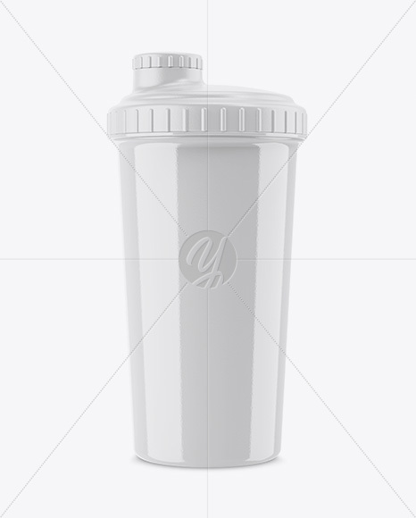 Glossy Shaker Bottle Mockup