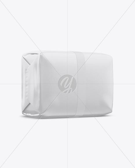 Matte Soap Bar Package Mockup - Half Side View