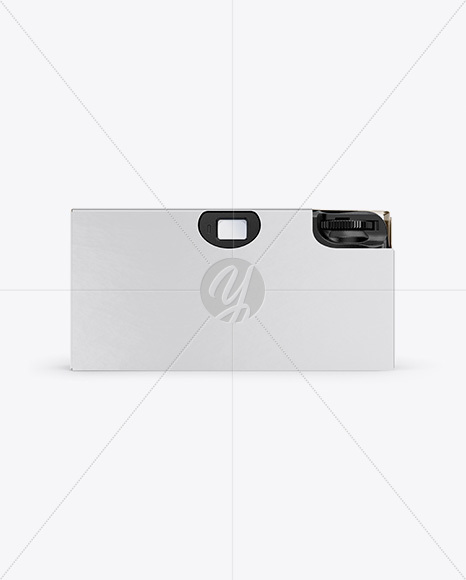 Disposable Camera Mockup - Back View Disposable Camera Mockup - Back View