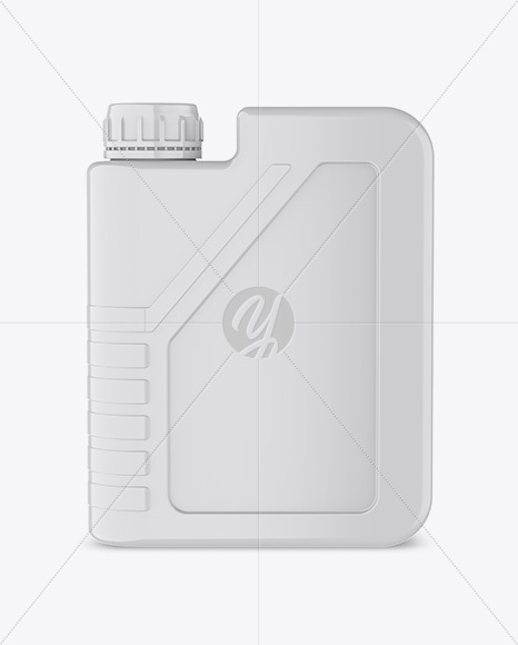 Glossy Plastic Jerrycan Mockup