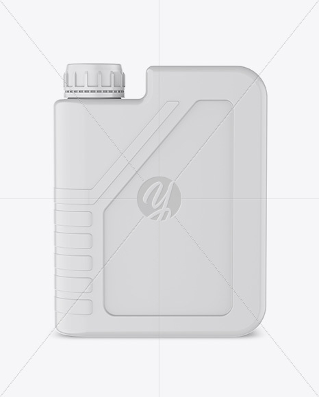 Matte Plastic Jerrycan Mockup