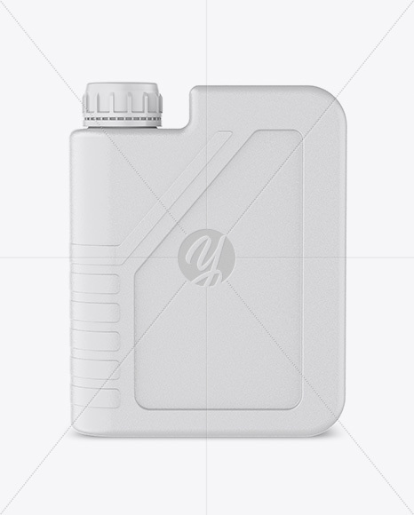 Textured Plastic Jerrycan Mockup