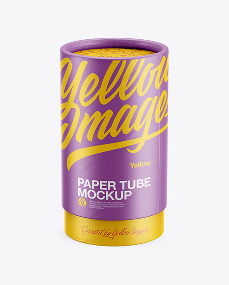 Paper Tube Mockup - Front View (High-Angle Shot) - 2+Pack+Yogurt+Mockup+-+Front+View+(High+Angle+Shot)+|+Exclusive+Mockups