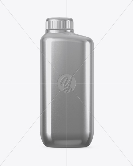 Metallic Plastic Bottle Mockup Metallic Plastic Bottle Mockup