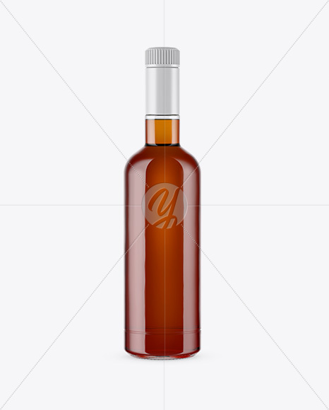 Clear Glass Rum Bottle Mockup Clear Glass Rum Bottle Mockup