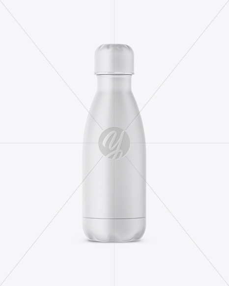 250ml Bottle with Matte Label Mockup