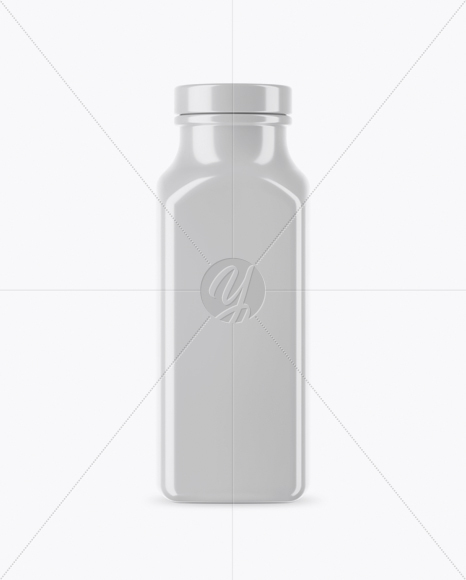 Glossy Drink Bottle Mockup