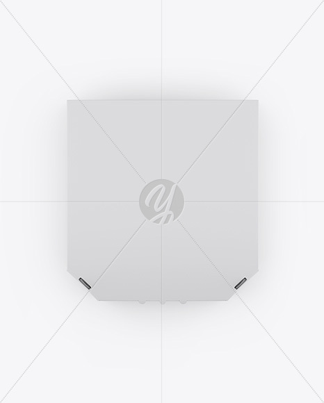 Pizza Box Mockup - Top View