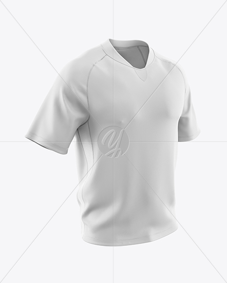 Men&#039;s T-Shirt HQ Mockup - Half Side View