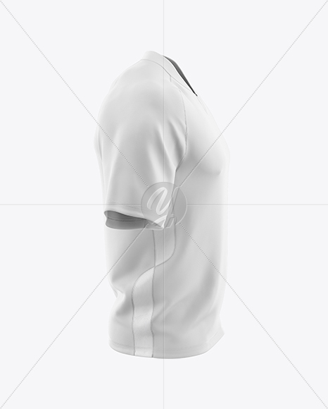 Men's T-Shirt HQ Mockup - Side View