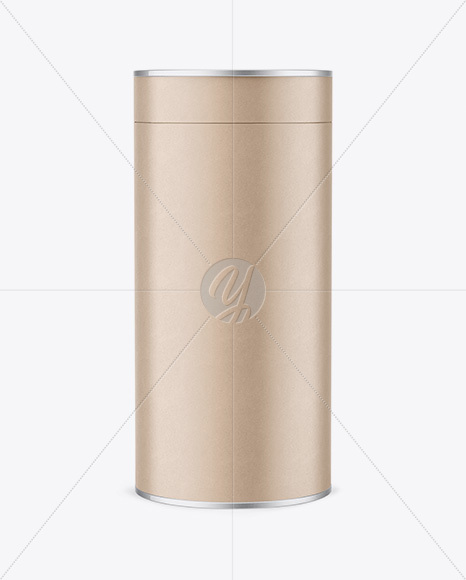 Kraft Tube Mockup - Front View