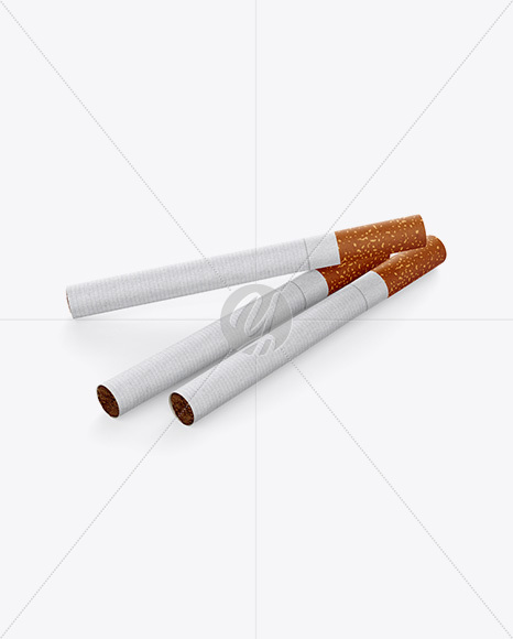 Three Cigarettes Mockup