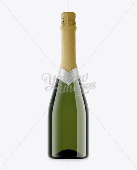 Champagne Bottle HQ Mockup