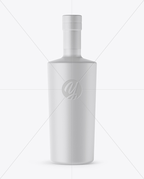 Matte Glass Bottle Mockup