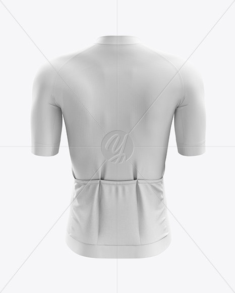 Men’s Cycling Speed Jersey mockup (Back View)