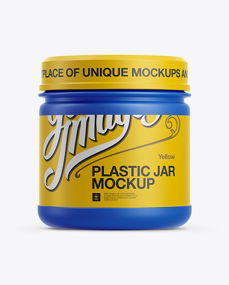 Matte Plastic Jar W Screw Cap Mockup - Matt+Jar+Mockup+Smarty+Mockups