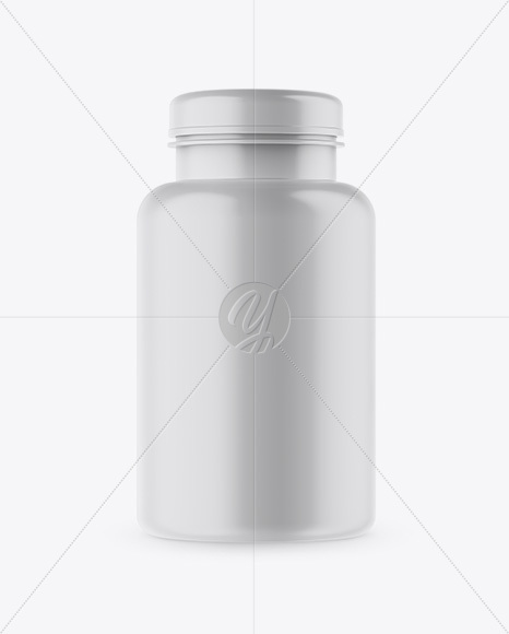 Matte Pills Bottle Mockup