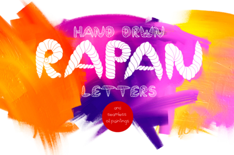 Hand drawn sets "RAPAN" - Lettering